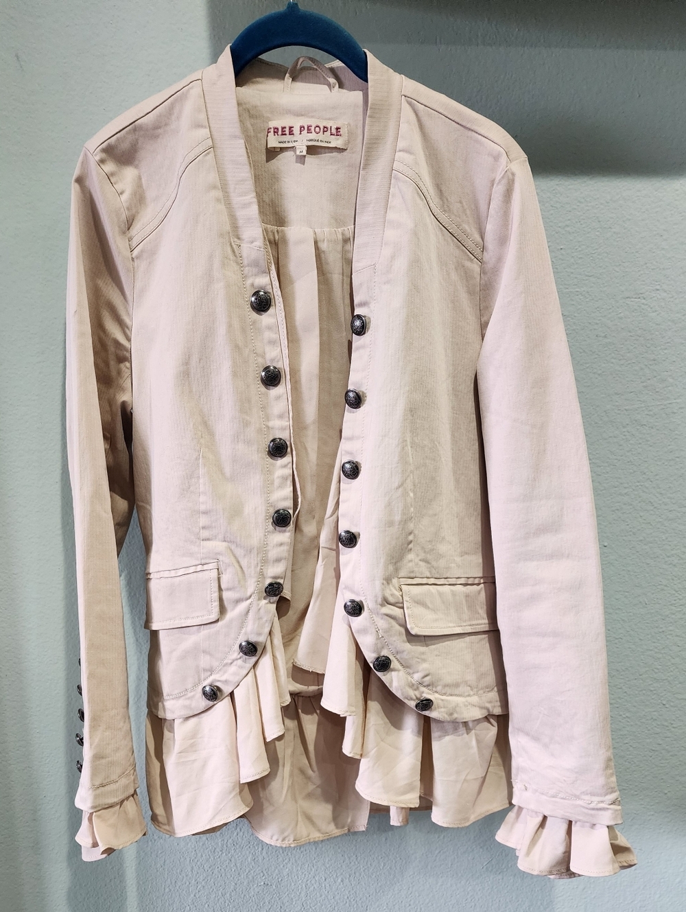 FREE PEOPLE | Romantic Ruffles Jacket | Medium - Picture 2 of 8